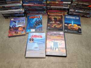 DVDs mostly family and music - 4