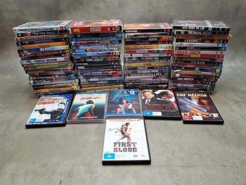 DVDs including action, drama and family