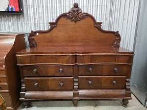 Victorian oak sideboard