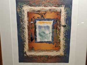 Jan Neil (working 1990s), pair of mixed media paintings on paper - 2
