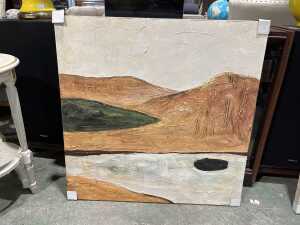 Set of three contemporary abstract paintings - 4