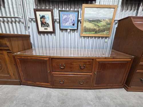 Rosewood entertainment unit