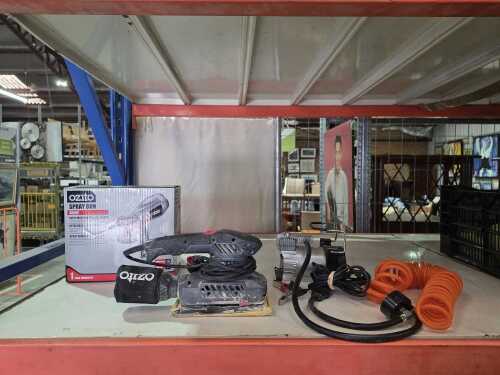 Assorted power tools and accessories