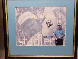 Signed golf memorabilia including Greg Norman and Craig Stadler - 2