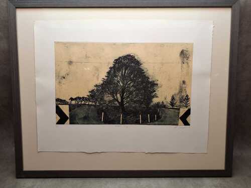 Robyn Rayner, Either Way, 2014, 4/20. Drypoint etching on paper