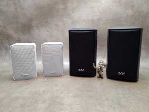 Two pairs of speakers including AAP by Phil Jones