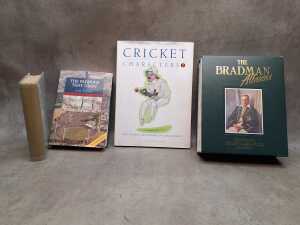 Cricket reference books, including The Bradman Albums Vol I & II - 2