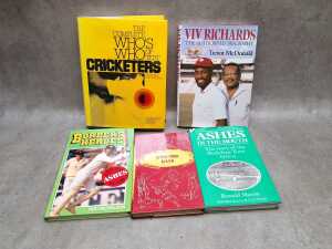 Cricket reference books, including The Bradman Albums Vol I & II - 3