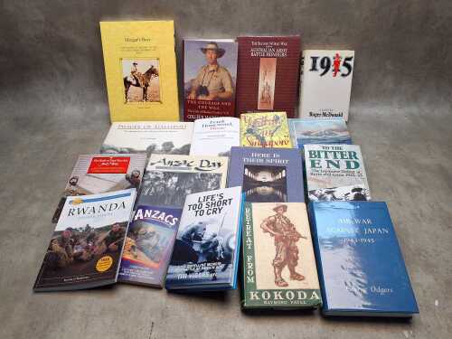 War and Military books including Bitter Victory