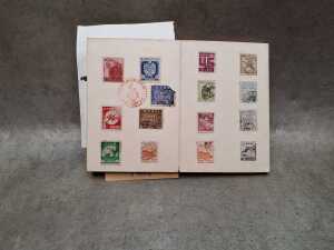 Japanese fold out stamp album - 3
