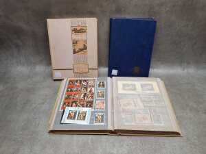 Three stamp books with painting themes
