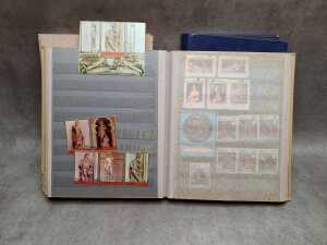 Three stamp books with painting themes - 2