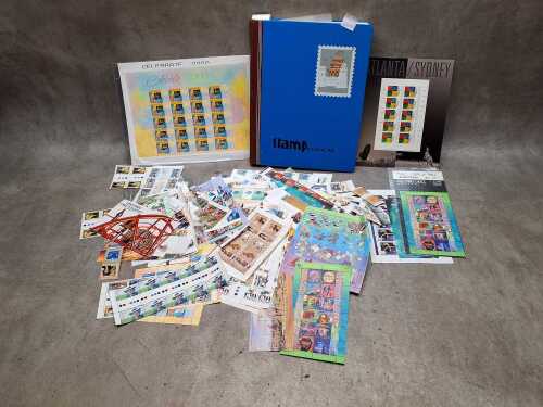 Collection of Australian deciaml postage stamps, including Captain Cooks Bicentenary