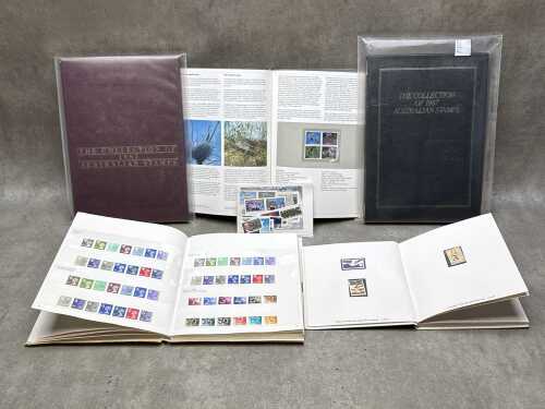 1987 Post Year book of stamps, including Canada