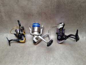 Six fishing reels, including Challenger - 3