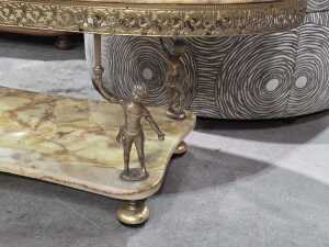 Marble top coffee table - 4