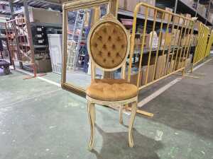 French Louis XV-style side chair