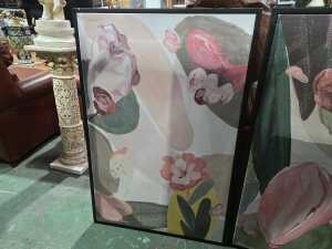 Group of three floral prints - 4