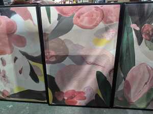 Group of three floral prints - 3