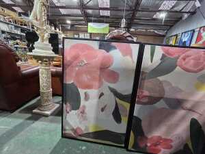 Group of three floral prints - 4