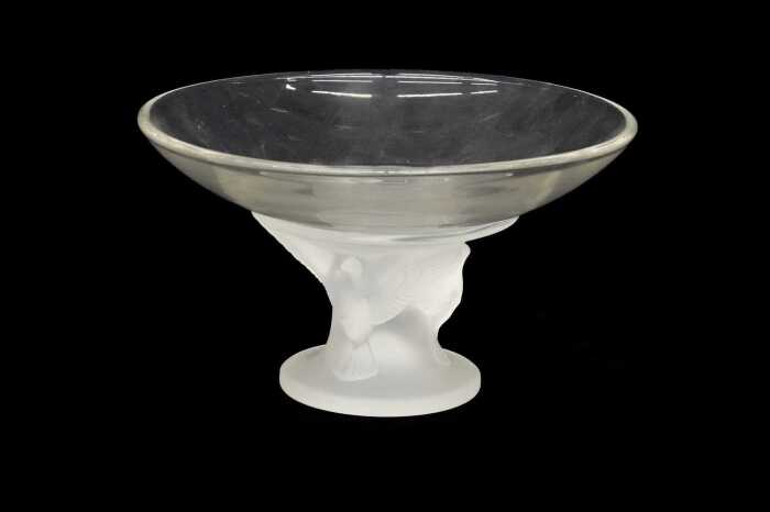 Sasaki style crystal "wings" centrepiece bowl