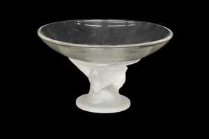 Sasaki style crystal "wings" centrepiece bowl