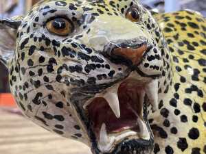 Italian Ceramic Leopard Sculpture - 5