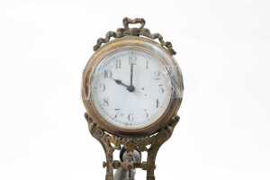 Antique German elephant mystery swing clock - 2