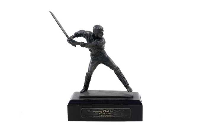 Frederic Whitehouse, 'Stepping Out to Drive. Victor Trumper' limited edition bronze statue