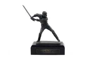 Frederic Whitehouse, 'Stepping Out to Drive. Victor Trumper' limited edition bronze statue