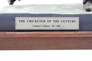 The Cricketer of the Century (Don Bradman) limited edition cast bronze statue - 4