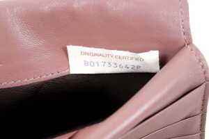 A Bottega Veneta Intrecciato long wallet in dusty pink - 4