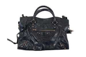 A Balenciaga medium city bag in black