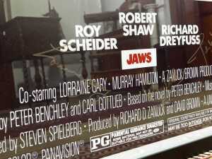 Jaws Poster signed by Steven Spielberg and others (see description) - 5