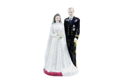 Royal Doulton HM The Queen and HRH The Duke of Edinburgh porcelain figure