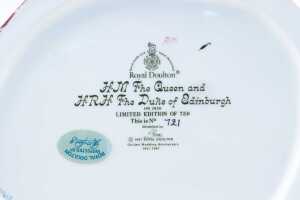 Royal Doulton HM The Queen and HRH The Duke of Edinburgh porcelain figure - 5