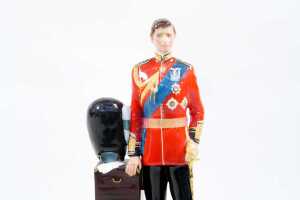 Pair of Royal Doulton Royal Wedding porcelain figures - 4