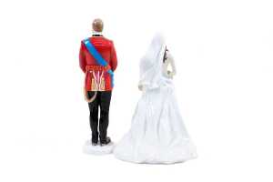 Pair of Royal Doulton Royal Wedding Day porcelain figures - 3