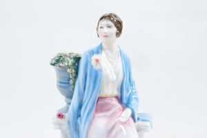 Royal Doulton Her Majesty 'Queen Elizabeth the Queen Mother' porcelain figure - 2