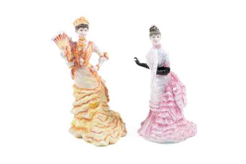 Two Royal Doulton limited edition Tissot painting porcelain figures