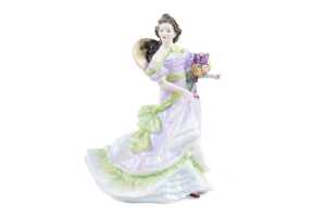 Set of four Royal Doulton Four Seasons porcelain figures - 3