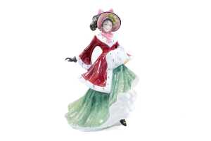 Set of four Royal Doulton Four Seasons porcelain figures - 5