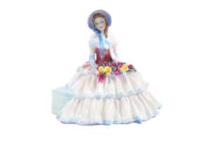 Three Royal Doulton porcelain lady figures - 2
