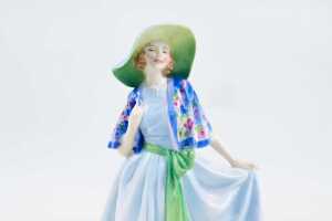 Royal Doulton 'Nadine' porcelain lady figure, c.1940s - 2