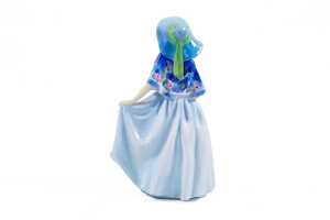 Royal Doulton 'Nadine' porcelain lady figure, c.1940s - 4