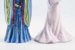 Two Royal Doulton Victorian and Edwardian Actresses limited edition porcelain lady figure - 3