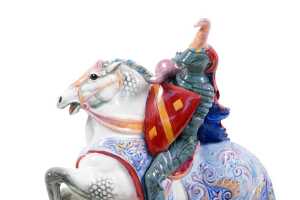 Royal Doulton The Broken Lance porcelain figure - 2