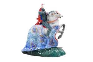 Royal Doulton The Broken Lance porcelain figure - 4