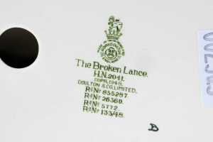 Royal Doulton The Broken Lance porcelain figure - 5