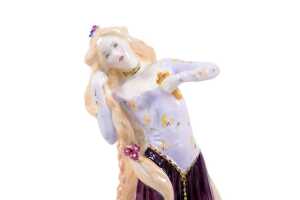Royal Doulton 'Rapunzel' porcelain lady figure - 2